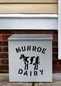 My milk box from Munroe Dairy